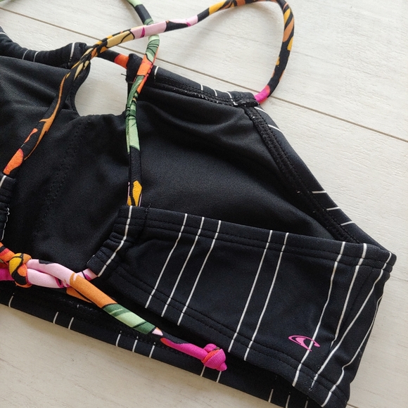 O'Neill NEW girls Tropical Keyhole Tankini Swimsuit Set - Picture 5 of 16